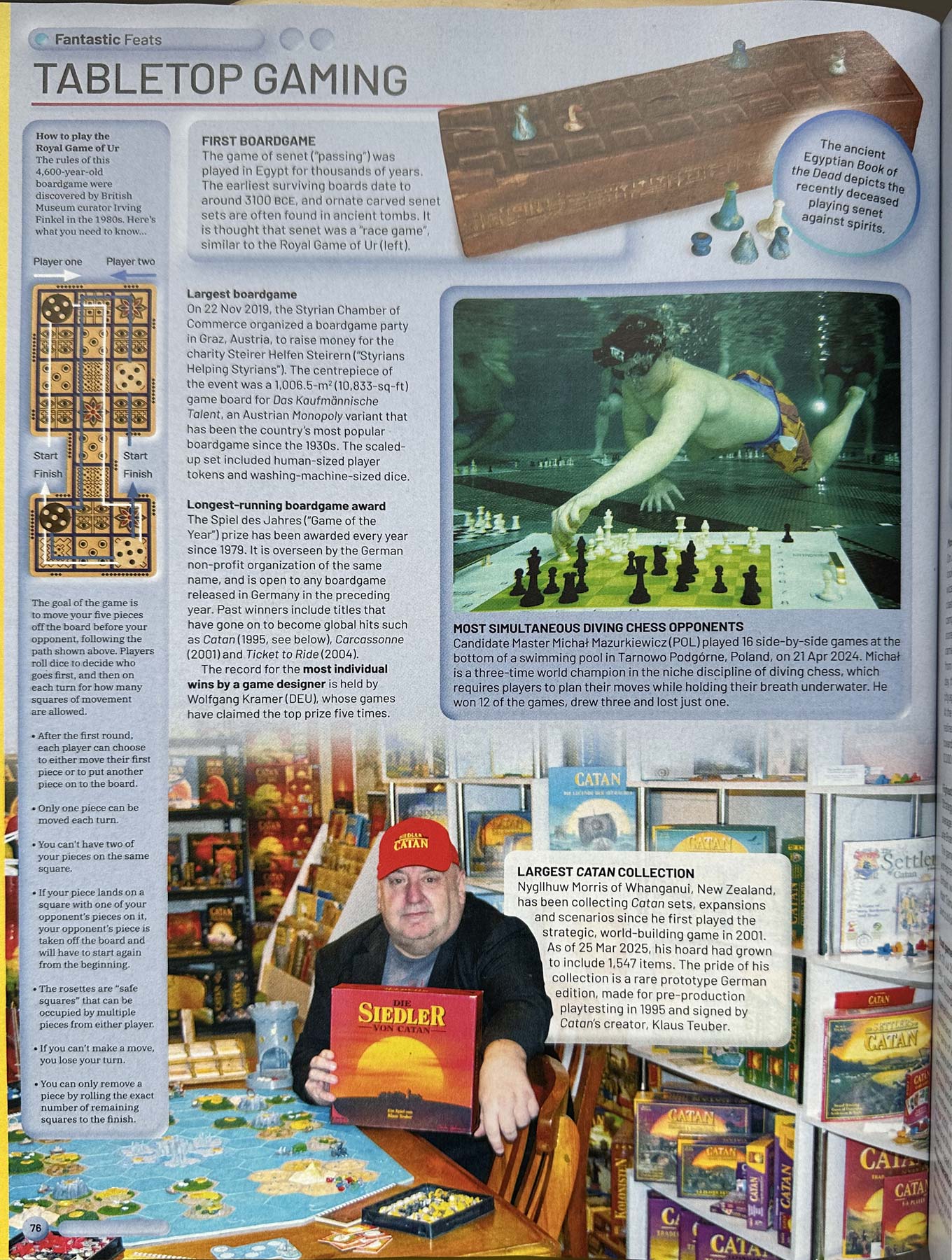 The image and text on page 76 of the new book. Image