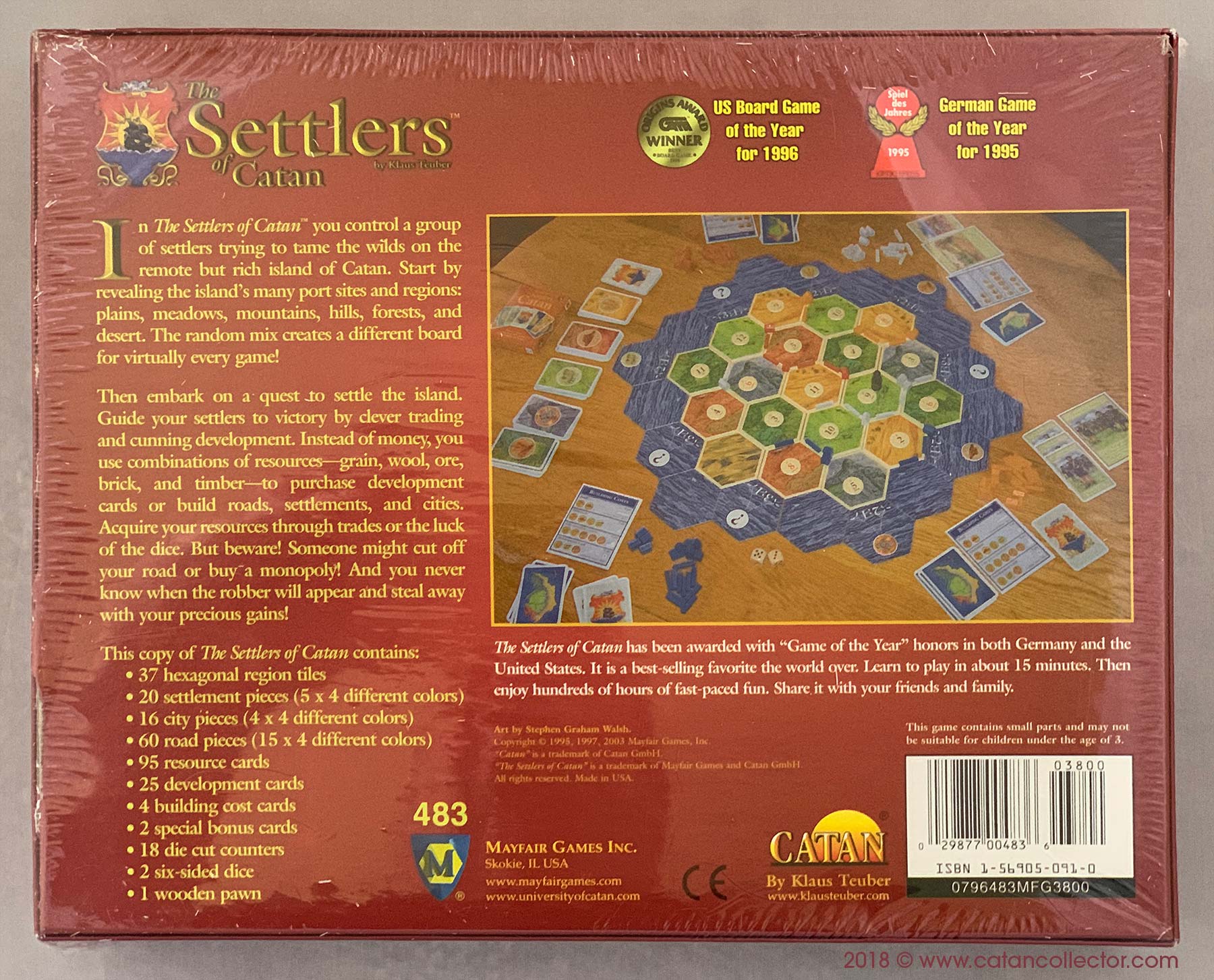 Extra Replacement Pieces for The Settlers of Catan ‐ English 4th Edition 2012 