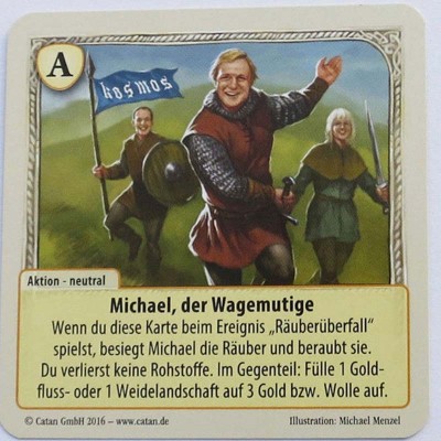 Michael, der Wagemutige - Promotional Card