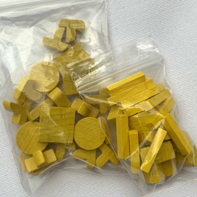 Catan Wooden Set (Base, C&K, Seafarers) - Yellow Catan Wooden Set (Base, C&K, Seafarers) - Yellow