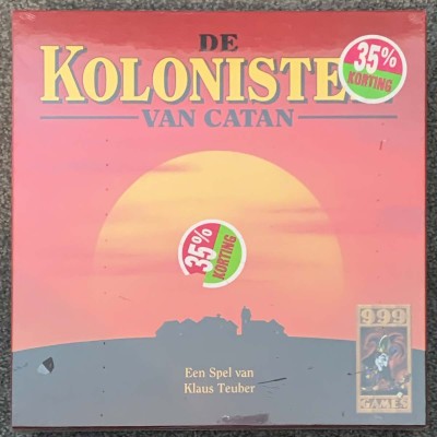 NL - De Kolonisten van Catan - 1999 2nd Ed w/35% sticker