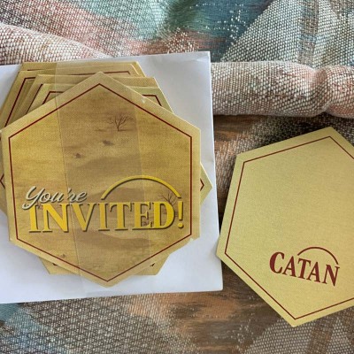 Catan Invitation Cards - Set of 12