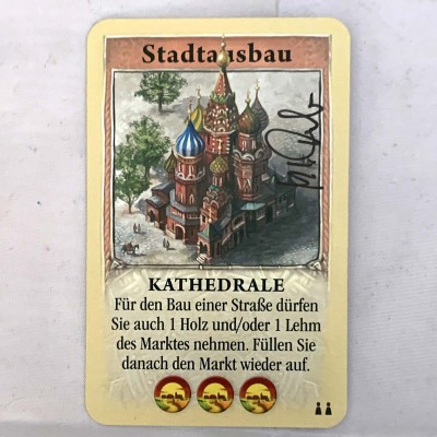 Kartenspiel – Stadtausbau Kathedrale - Signed 2012