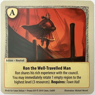 Ron the Well-Travelled Man ‐ 2017 Rivals Deluxe Promo 9/9 Ron the Well-Travelled Man ‐ 2017 Rivals Deluxe Promo 9/9