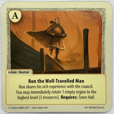 Ron the Well-Travelled Man ‐ 2015 Promo Card Ron the Well-Travelled Man ‐ 2015 Promo Card