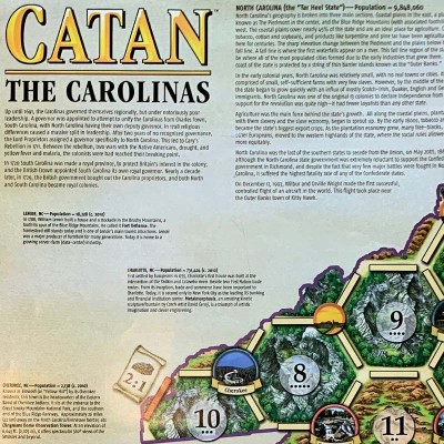 The Carolinas: Catan Scenario