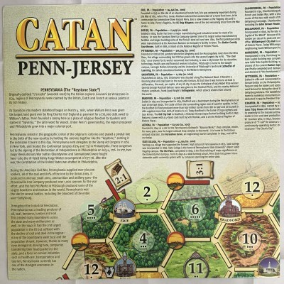 Penn-Jersey 1st Ed: Catan Scenario