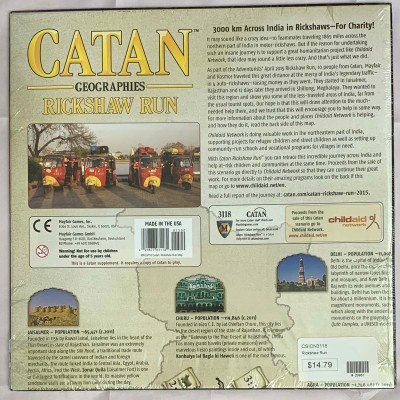 Rickshaw Run 2015: Catan Scenario