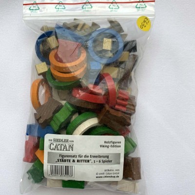 Viking Edition Figures - Cities & Knights Expansion - 6 players